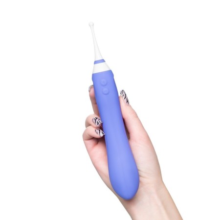Lovence Hyphy vibrator with clitoral stimulant, silicone, purple, 21.6 cm-12