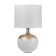 Table lamp "Balle" 1HE14 white 15x15x26 cm Risalux