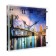 Carting clock, interior "night city and architecture", silent, 25 x 35 cm