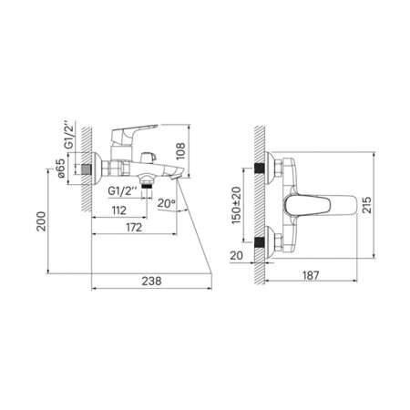 IDDIS zodiac zodisb02i02 bath mixer, ceramic saboteur, chrome-7
