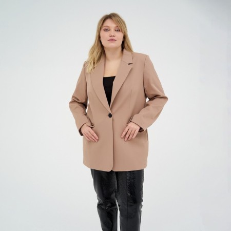 Women's jacket Mist Plus-Size, r.52, beige-4