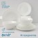 Service "Diva", 18 objects: 6 plates D = 17.5 cm, D = 23 cm, D = 16.5 cm, glass ceramics, white color