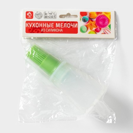 A brush with a reservoir for oil "Olio", 11 cm, color mix-4