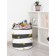 Basket for toys "stripes with hearts, size 35x35 cm