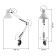 Board lamp N-121-E27-40W-W white (18/72)