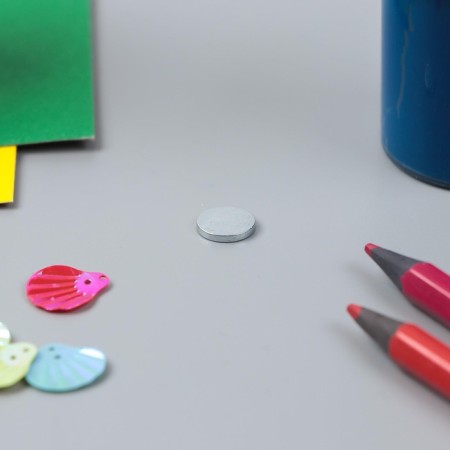 Silver Technical Magnet 6x1.5 mm-4