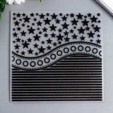 Embosting stencil plastic 