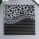 Embosting stencil plastic "Stars and strips" 15x15 cm