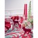 FIR tablecloth, patterns, size 140x150 cm, red