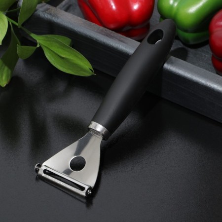 Vegetable cleaner BLADE, 18 cm, handle SOFT TOUCH, MIX color-2