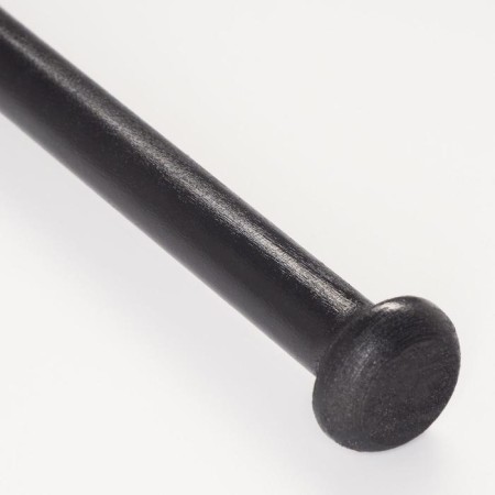 Lacked bat "instead of a thousand words", black with a gold inscription, 65 cm-1
