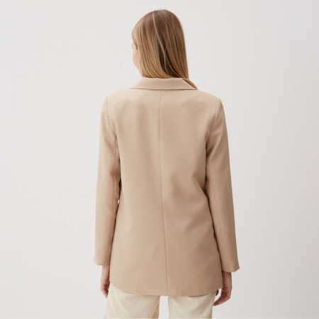 Women's jacket Minaku: classic beige color, size 50-6