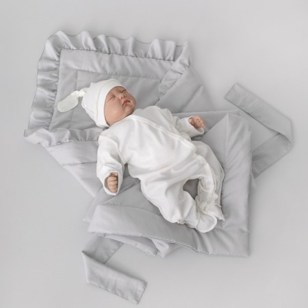 Kinderlitto Satin discharge kit, 4 items, height 50-56 cm, color gray color-1
