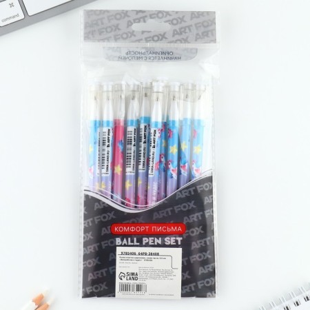 Blood blue paste 0.5 mm with a cap of “magic and miracles” Plastic-7