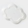 Coffee steam ceramic “cloud”, 3 objects: mug, saucer 21 × 15 cm, spoon h = 13 cm, white color