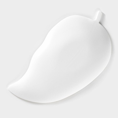 Dice dish of the Golden Leaf, 31 × 17 × 3 cm, white color-3