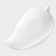 Dice dish of the Golden Leaf, 31 × 17 × 3 cm, white color