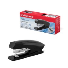 Stapler Erichkrause Elegance No. 10, up to 20 sheets, built -in anti -stepler, black