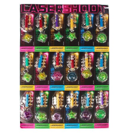 Laser laser 5 nozzles + toy "top" (yula), mix-2