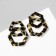 Earrings Plastic "Tanzania" Infinity Leopard, Color