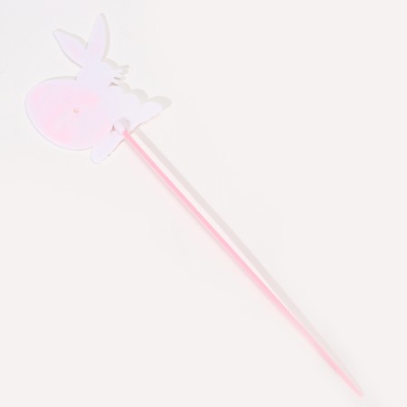 Skewers "Easter rabbit", pink color-3