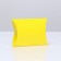 Folding box, pillow, yellow, 15 x 11 x 3 cm,