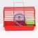 Rodent cell, equipped, 36 x 24 x 27 cm, red