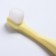 Baby toothbrush with soft bristles, nylon, yellow color