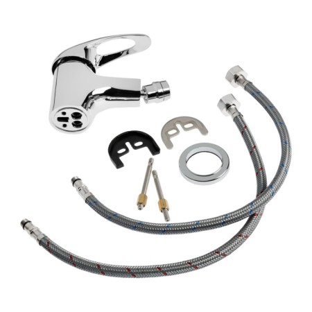 ACCOONA A3040 bidetor, single -leaf, silumin, chrome-5