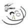 ACCOONA A3040 bidetor, single -leaf, silumin, chrome