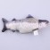 A toy for cats with mint "salmon" from textiles, 20 cm