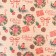 Brown packaging Kraft "Dracos in Wreaths", 70 x 100 cm, 1 sheet