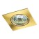 Built -in lamp Novotech, 50 W, GX5.3, 12 V, 75x75 mm, d = 75 mm, color gold
