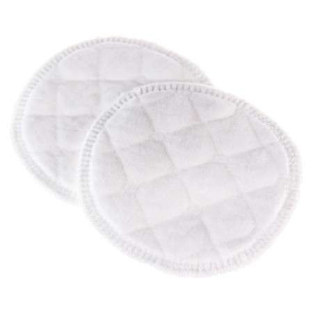A set of reusable inserts for a bra, 6 layers, 2 pcs., White color-1