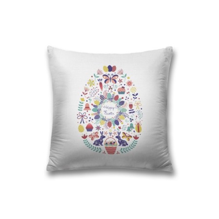 Decorative pillowcase "Easter symbols", on lightning, size 45x45 cm