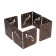 801-017br Corner corner for beds carrots 801-017BR 8.8x8.8x10 cm