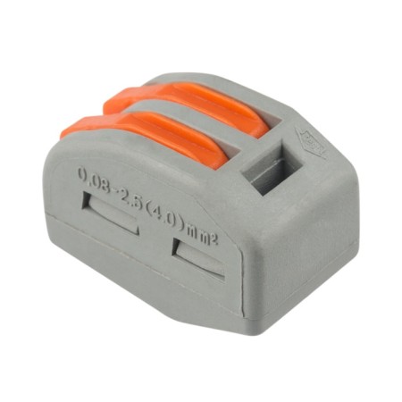 Universal terminal of QMS 222-412, 2-wire gray 0.08-2.5/4 mm² (50 pcs/union) rexant-5
