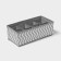 Organsiser for storing linen "Simetro", 8 cells, 29 × 14 × 10 cm, color gray color