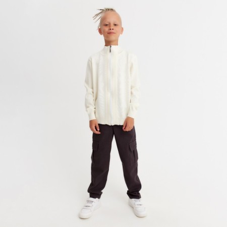 Cardigan for a boy with Minaku zipper Color Ecc, height 110-3