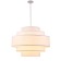Suspended Indigo lamp, 13018/6p White. 6x60W, E27, 800x800x620/2120 mm, white color