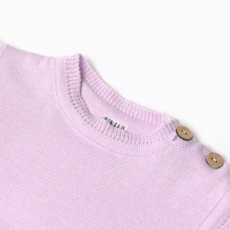 Combine Children's Knitted Minaku, height 56-62, lavender color-5