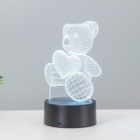 Touchscreen lamp "Mishutka" LED 7 colors USB/from Black Black Black Risalux