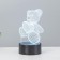 Touchscreen lamp "Mishutka" LED 7 colors USB/from Black Black Black Risalux