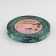 Satin tape "Snowflakes", 10 mm, 23 ± 1 m, green color No. 56
