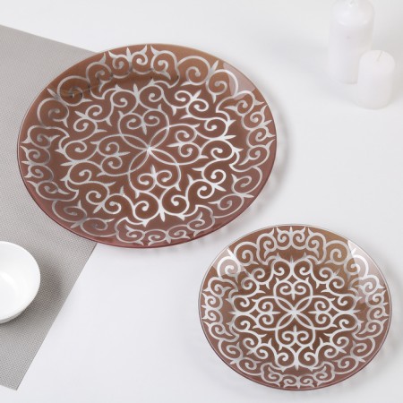 Dining Service "Vostok", 7 items: D = 30 cm - 1 pc, d = 20 cm - 6 pcs-1