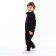 Overalls for a boy, black color, height 92-98 cm