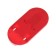 Luazon phone stand, folding, oval, adjustable height, red