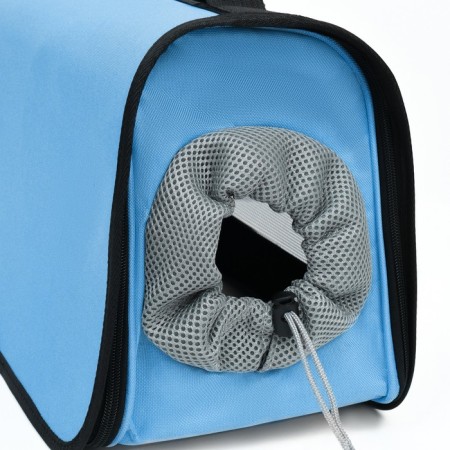Board-carrier with a window for a muzzle, 42 x 21 x 25 cm, blue-3