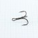 The triple hook Nautilus Treble 2x-Series 2406, BN color, No. 1, 5 pcs.