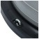 Half -sphere Bosu is gymnastic, with a pump, 46x20 cm, gray color